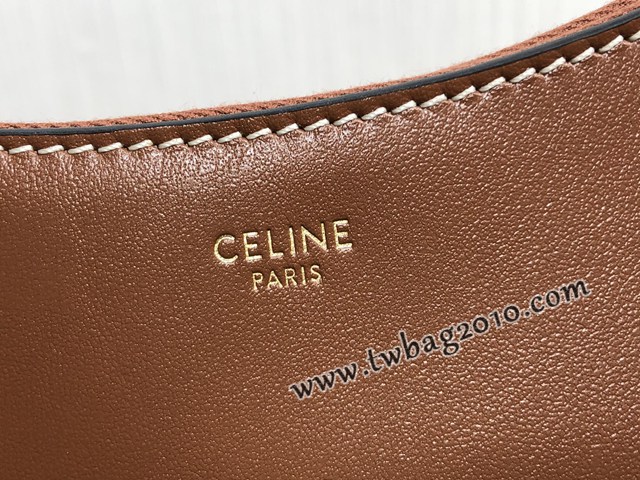 Celine專櫃2023新款肩背女包 賽琳AVA中號光滑牛皮革鏈條手袋新版鏈條腋下包 sldj2233